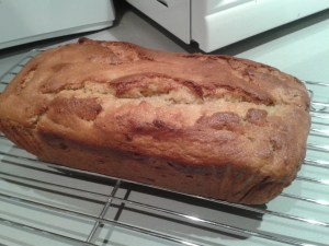 Banana and Chocolate loaf cake